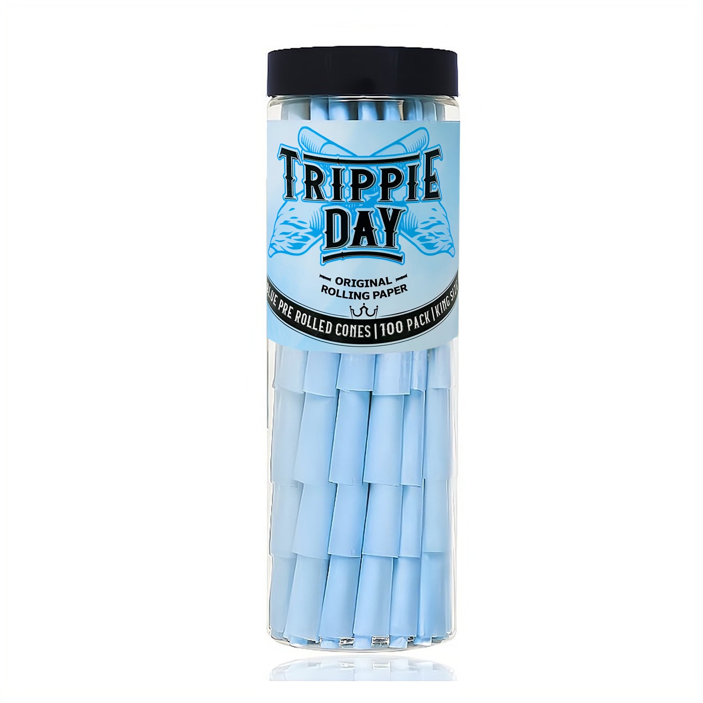 Blue Pre rolled cones | 100 Cones | 109mm