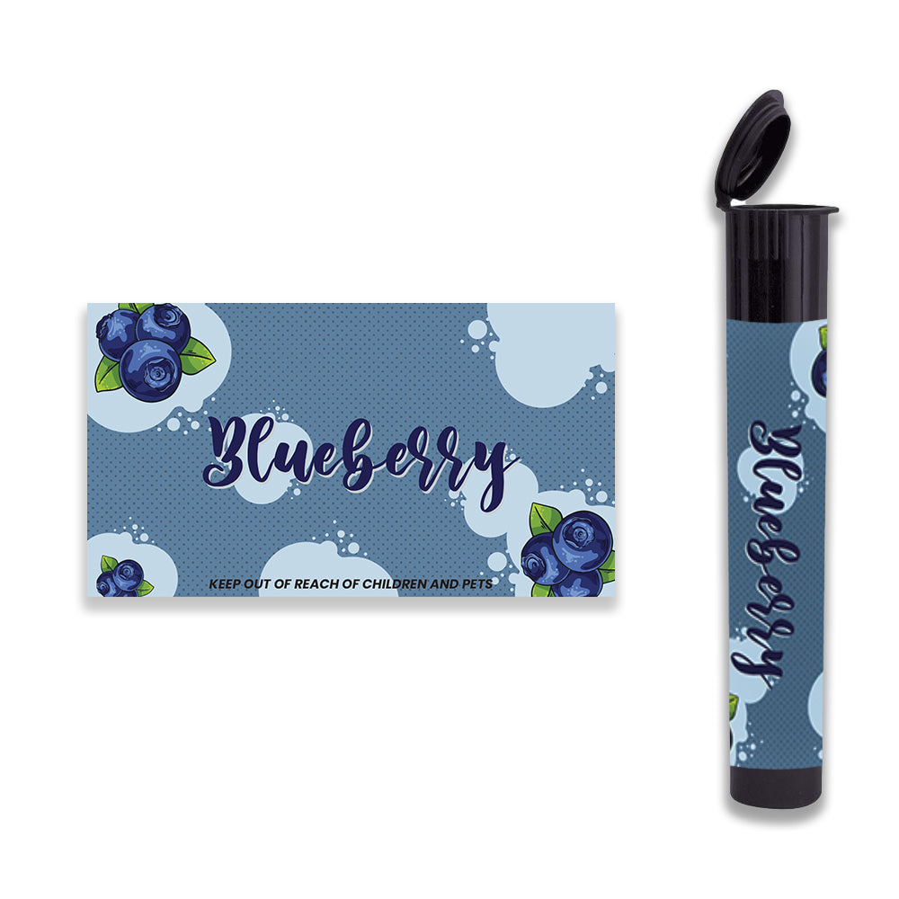 300 pcs Adhesive Label Strain Stickers for 116mm Pre roll Tubes (SS-1)