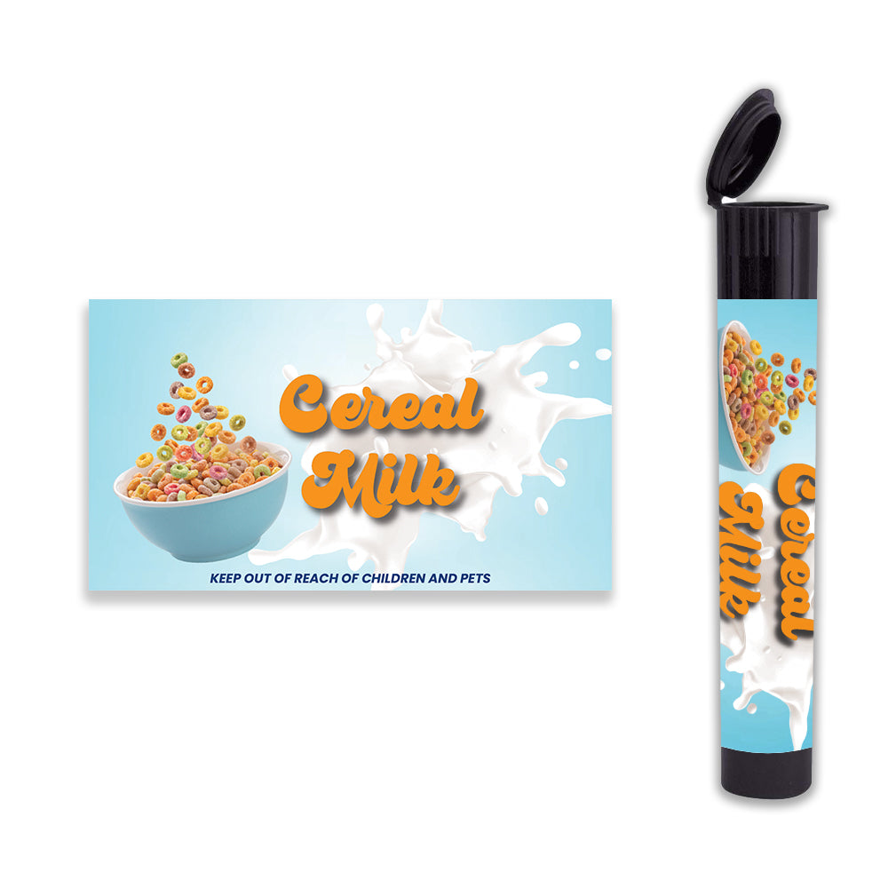 300 pcs Adhesive Label Strain Stickers for 116mm Pre roll Tubes (SS-5)