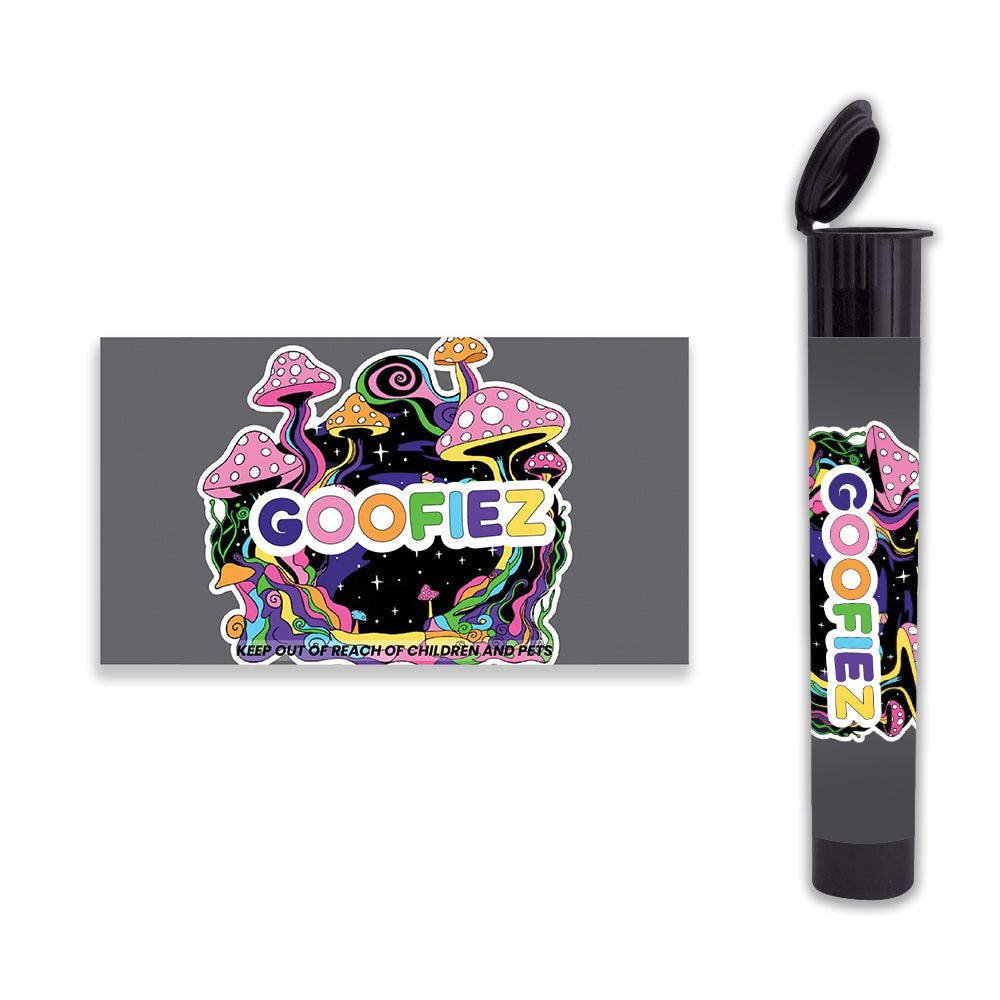 300 pcs Adhesive Label Strain Stickers for 116mm Pre roll Tubes (SS-7)