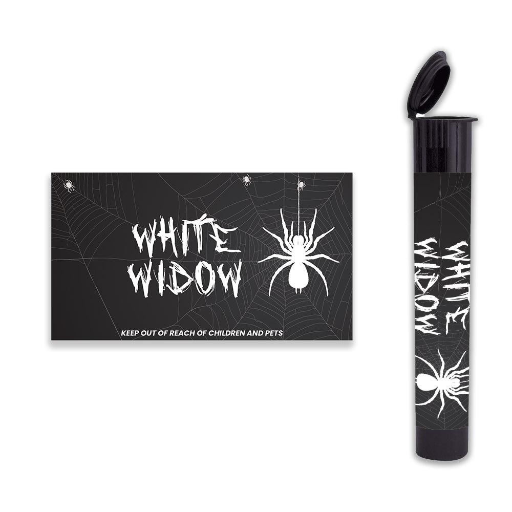 300 pcs Adhesive Label Strain Stickers for 116mm Pre roll Tubes (SS-6)