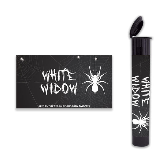 300 pcs Adhesive Label Strain Stickers for 116mm Pre roll Tubes (SS-6)