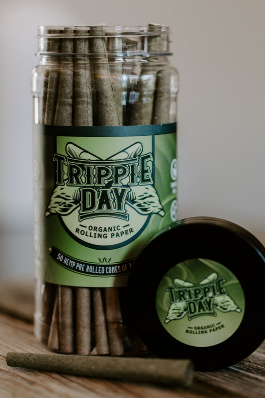 Hemp Bud pressed Cones/Blunts | 50 pack | 109mm