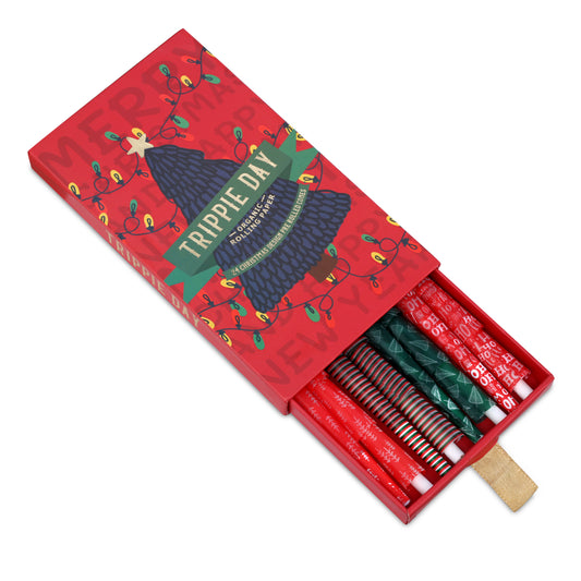 Christmas theme printed pre rolled cones | Pack of 24 cones in 4 different designs | 84mm Size