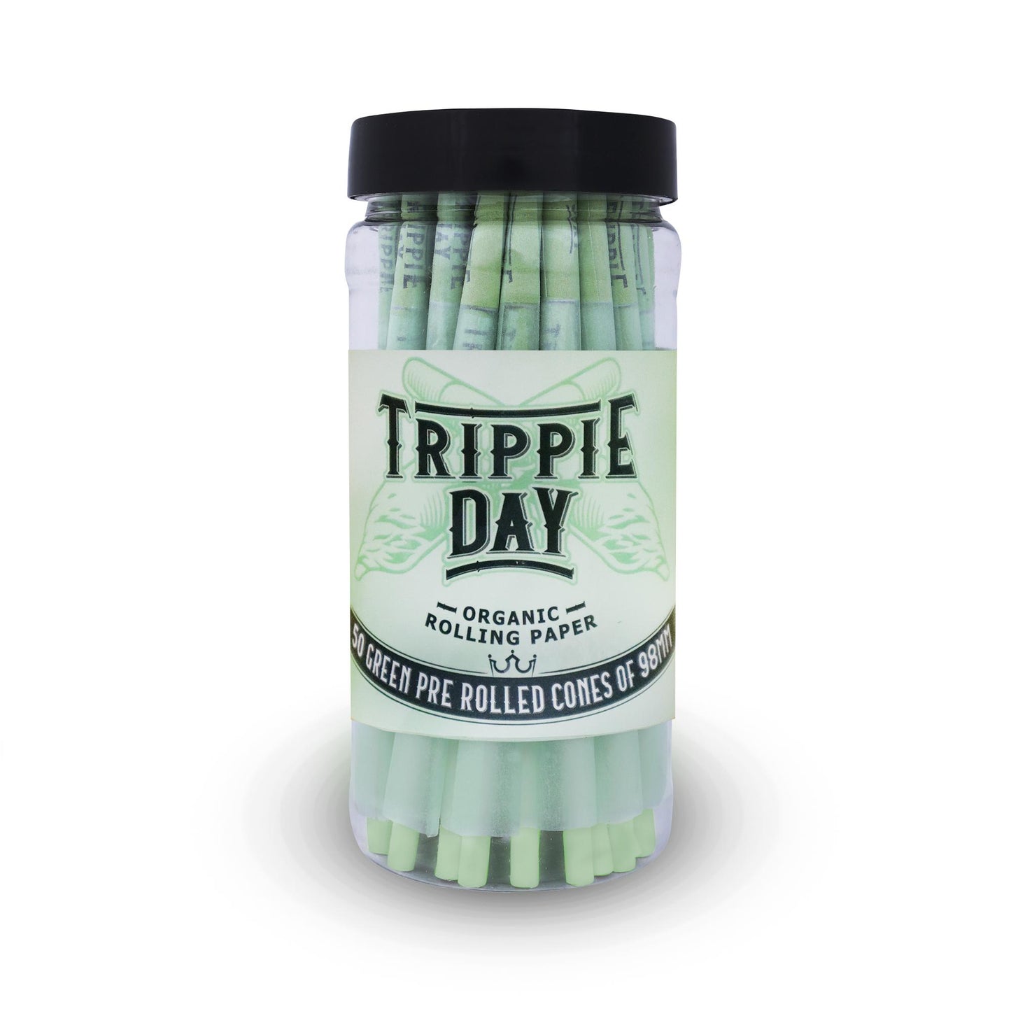 Green pre rolled cones | 50 pack | 98mm